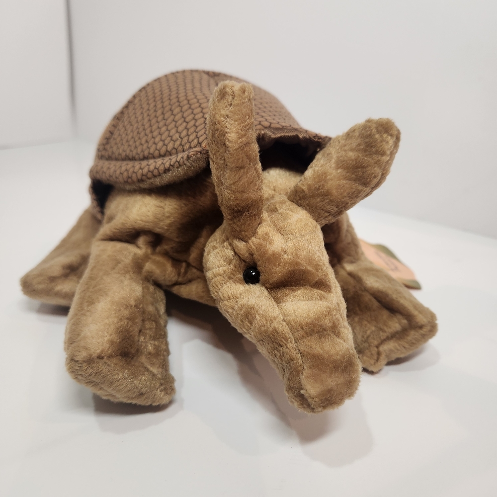 Brown Plush Armadillo Toy
